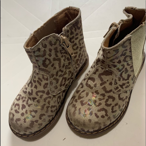 Tucker and Tate girls Leopard print booties - Picture 3 of 6